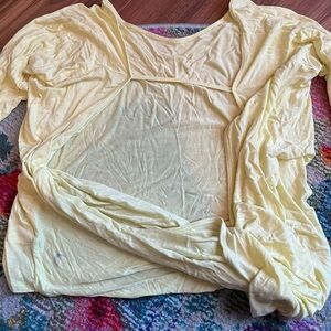 Zyia Pale Yellow Yoga Top